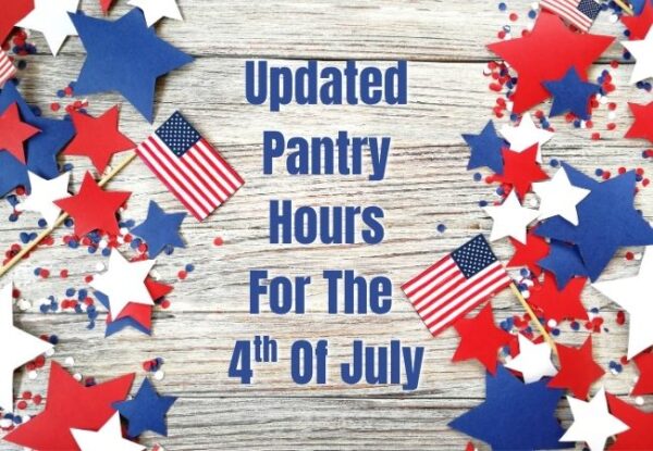 Updated Pantry Hours For Fourth Of July Holiday